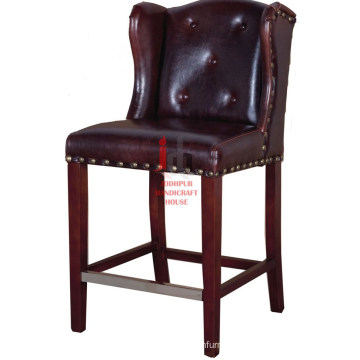 Leather High Bar chair